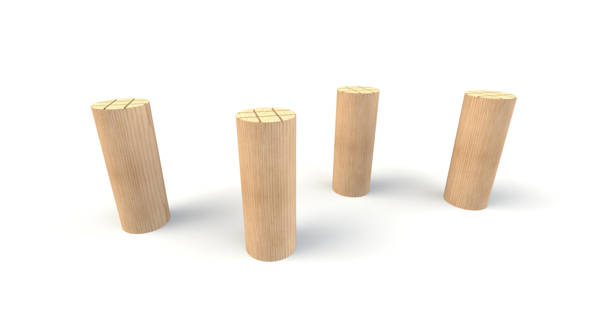 150mm Stepping Logs (set of 4)