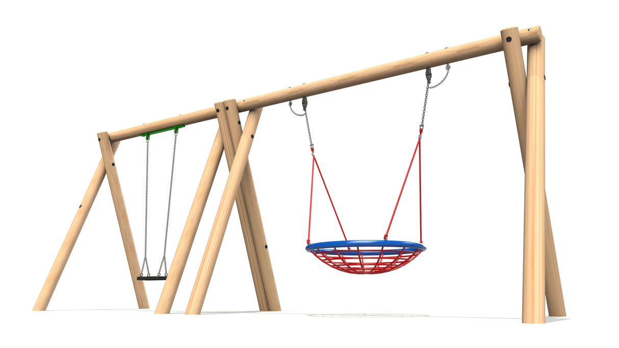 1 Flat & 1 Group Swing