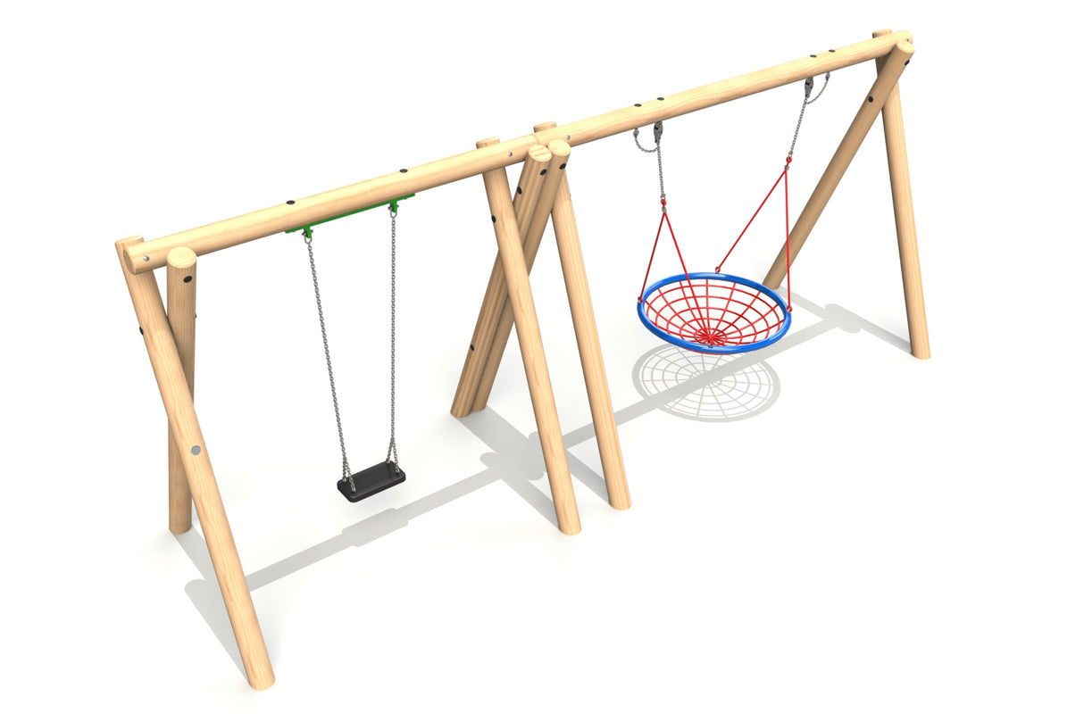 1 Flat & 1 Group Swing