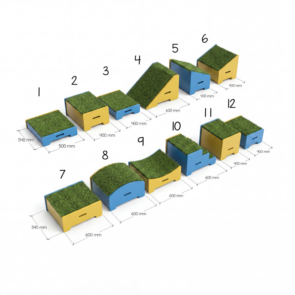 12 x Venture Play Agility Blocks