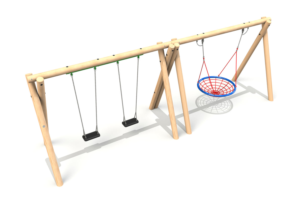 2 Flat & 1 Group Swing (2.4m)