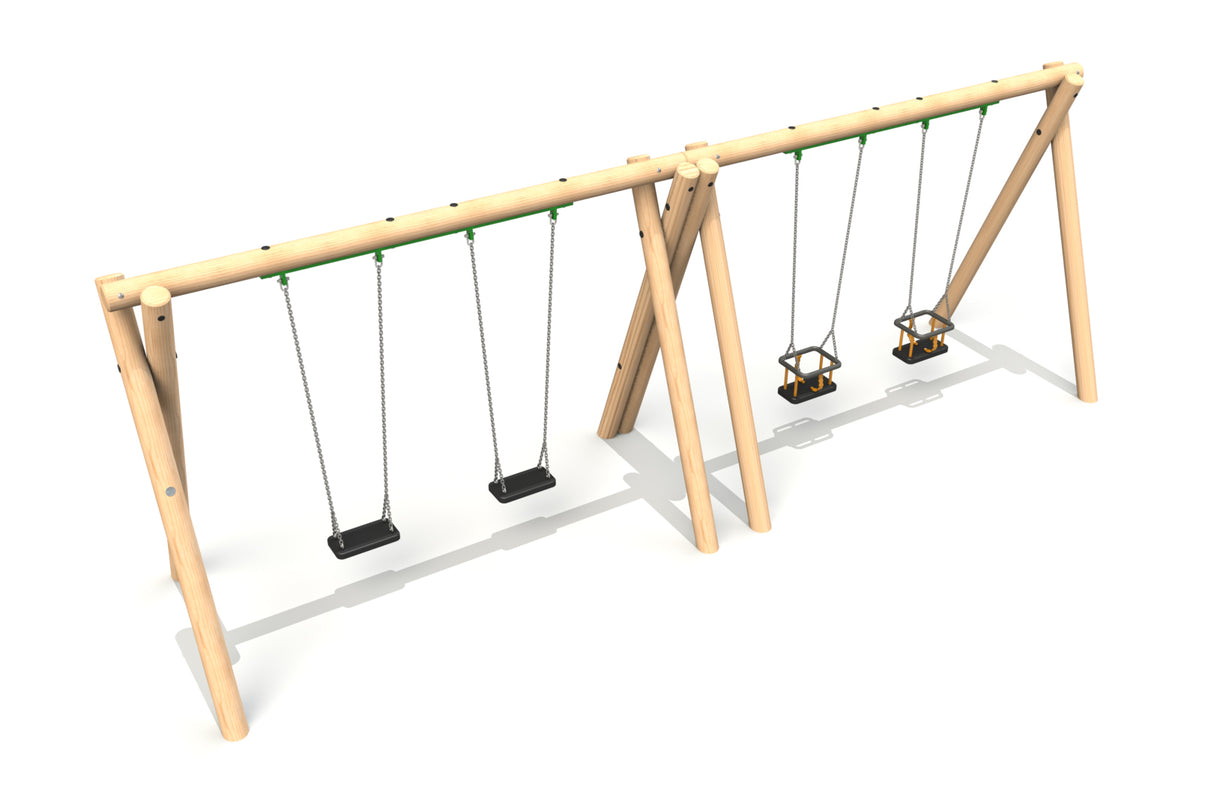 2 Flat & 2 Cradle Seats (2.4m)