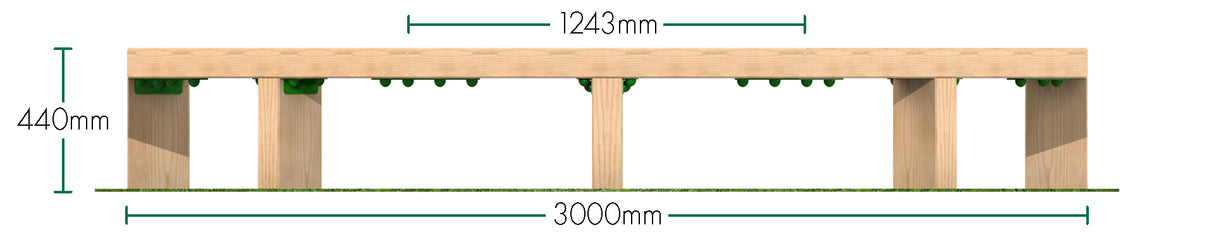 3m Octagonal Tree Seat