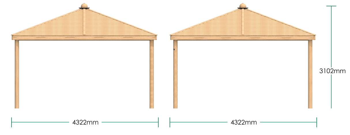 Square Shelter Only
