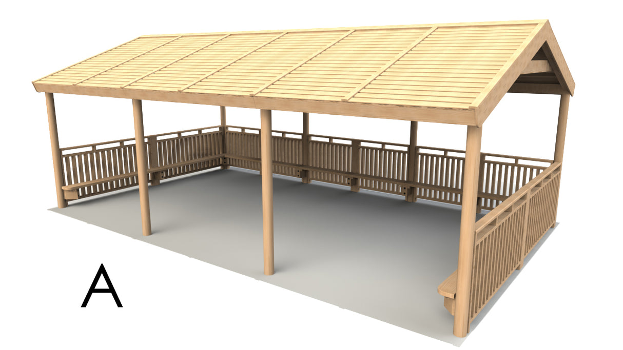 Rectangular Shelter - 7.2 x 4.4m Shelter