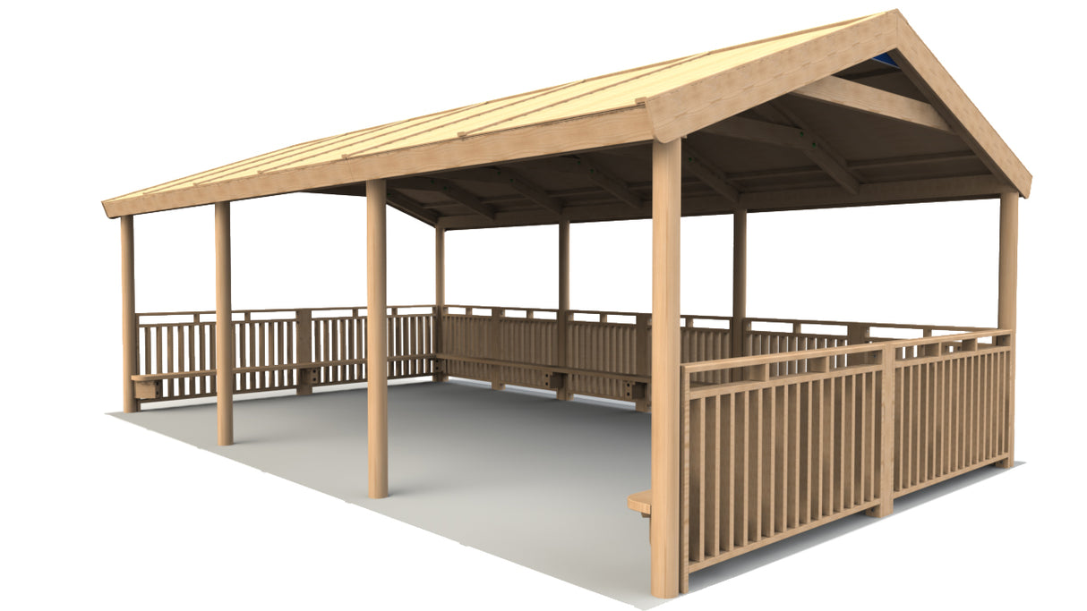 Rectangular Shelter - 7.2 x 4.4m Shelter