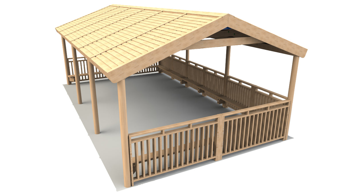 Rectangular Shelter - 7.2 x 4.4m Shelter