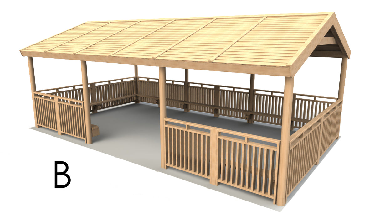 Rectangular Shelter - 7.2 x 4.4m Shelter