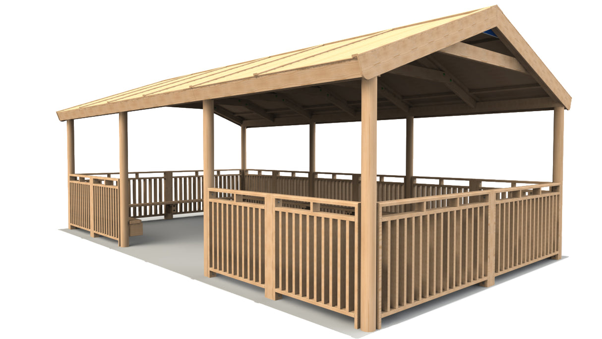 Rectangular Shelter - 7.2 x 4.4m Shelter