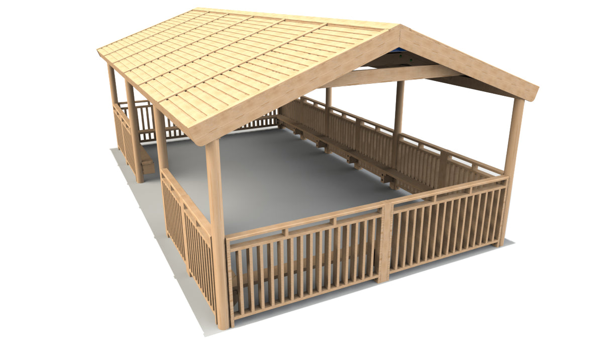Rectangular Shelter - 7.2 x 4.4m Shelter