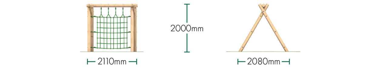 A-Frame High with Nets