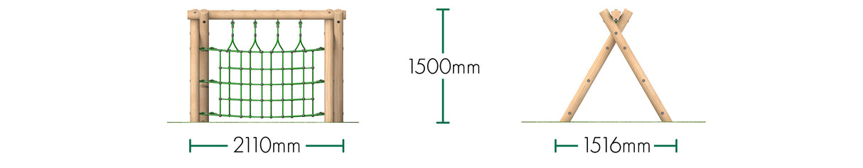 A-Frame Low with Nets