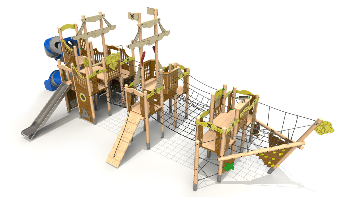 All Hands On Deck with tube slide