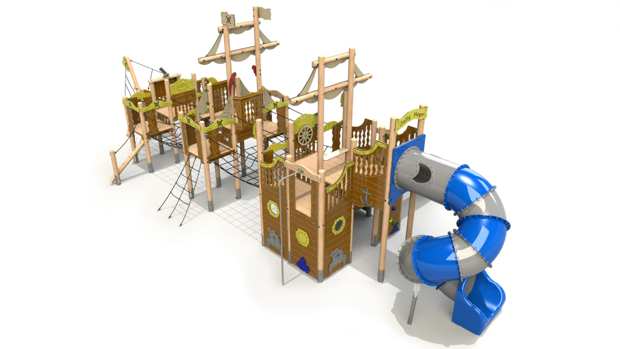 All Hands On Deck with tube slide