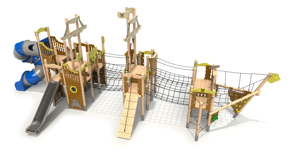 All Hands On Deck with tube slide