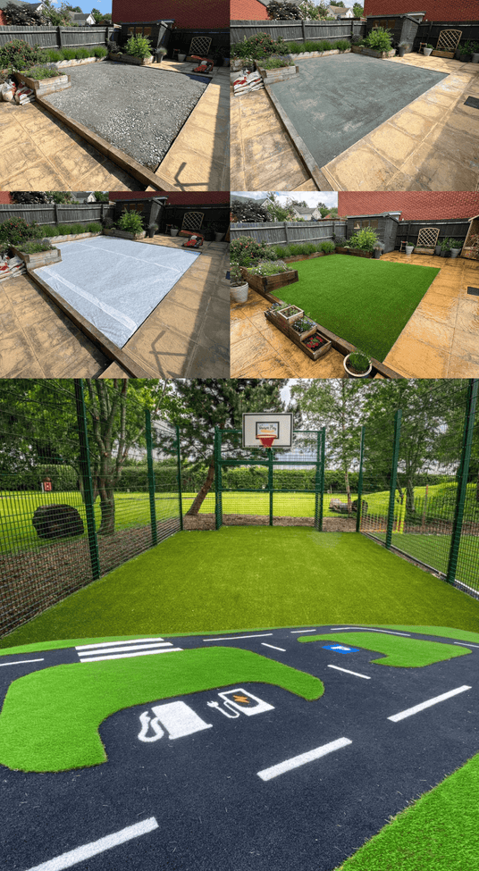 Collection of Artificial Grass installations