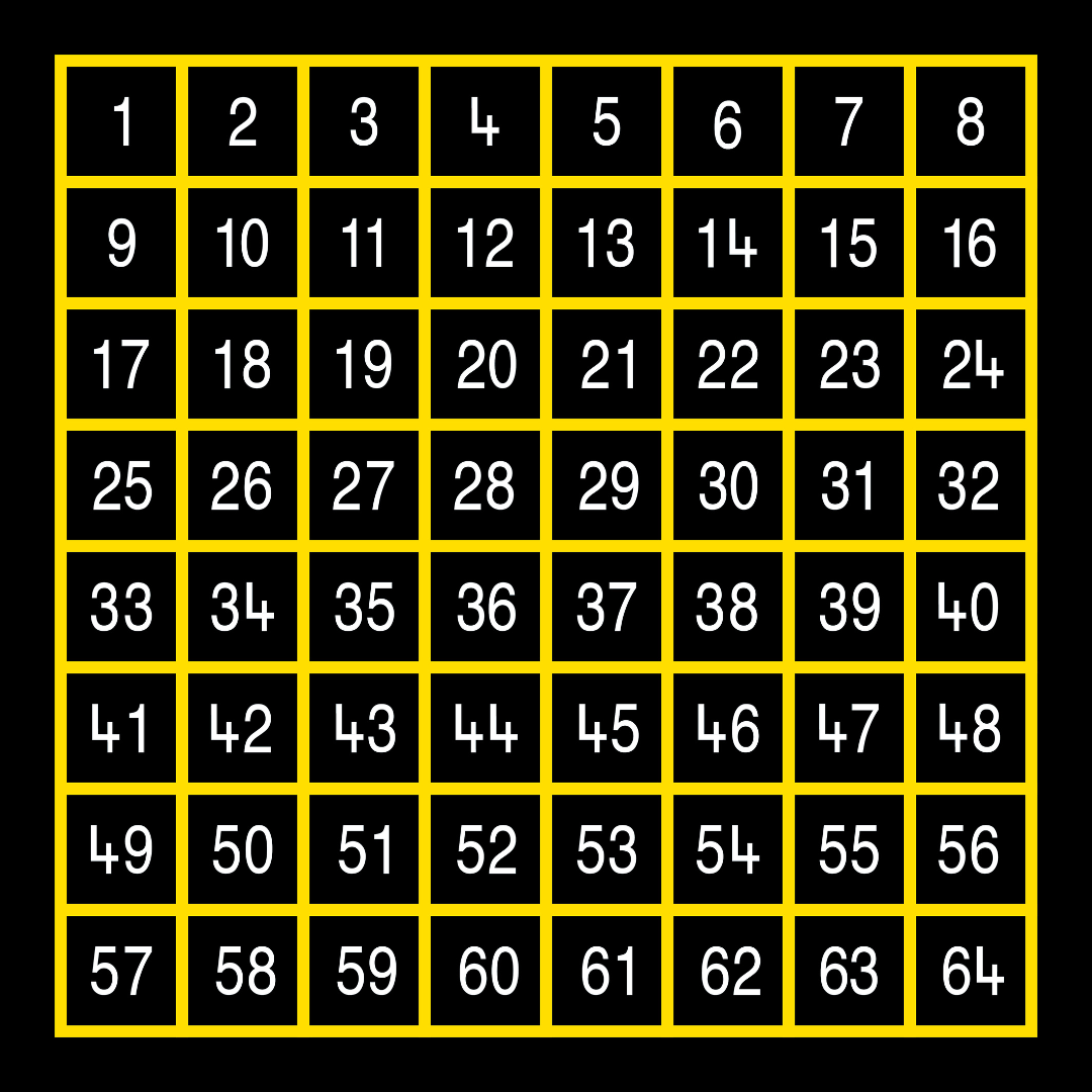 Number Grids Outline