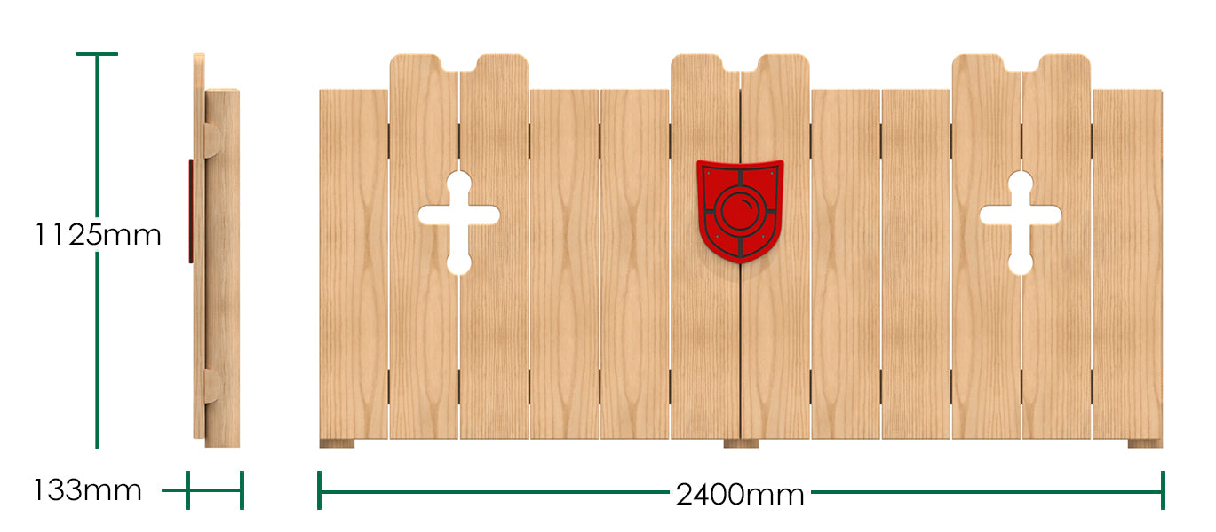 Castle Scene Themed Fencing