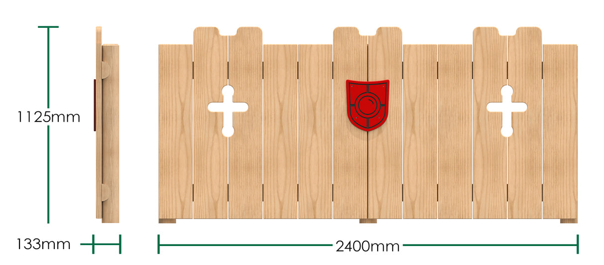 Castle Scene Themed Fencing