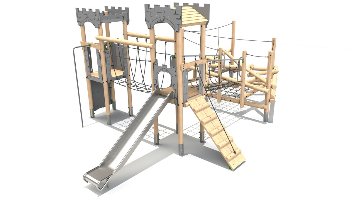 Clamber Tower 3 Double Deck Castle