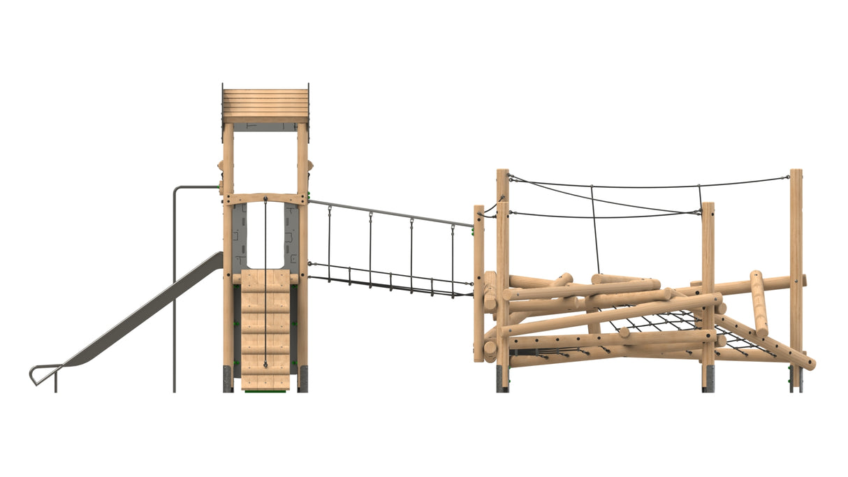 Clamber Tower 3 Double Deck Castle