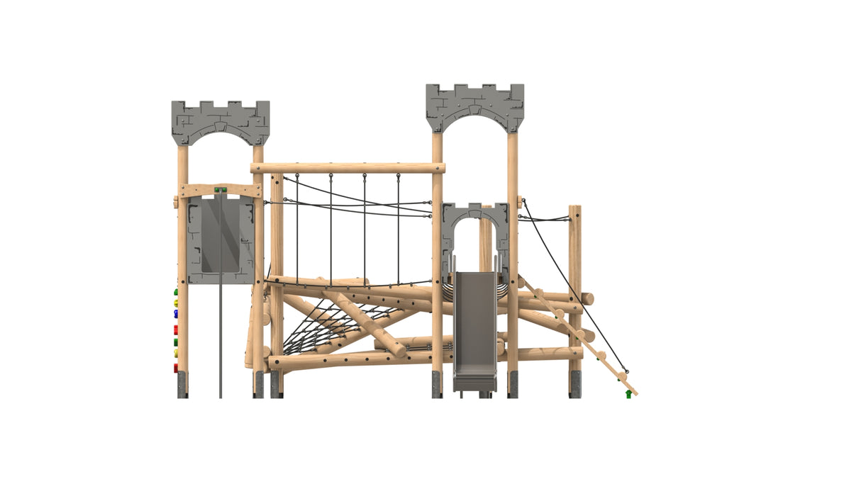 Clamber Tower 3 Double Deck Castle