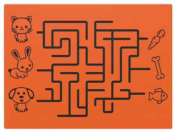 Pet Food Finder Maze Play Panel