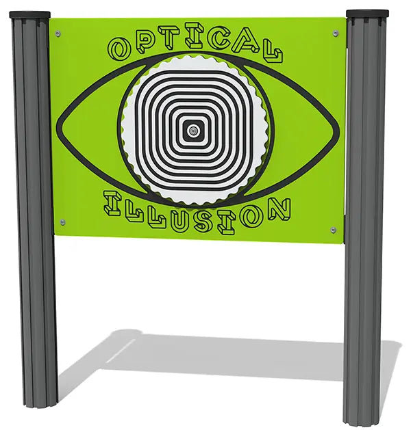 Pulsing Square Optical Illusion Play Panel