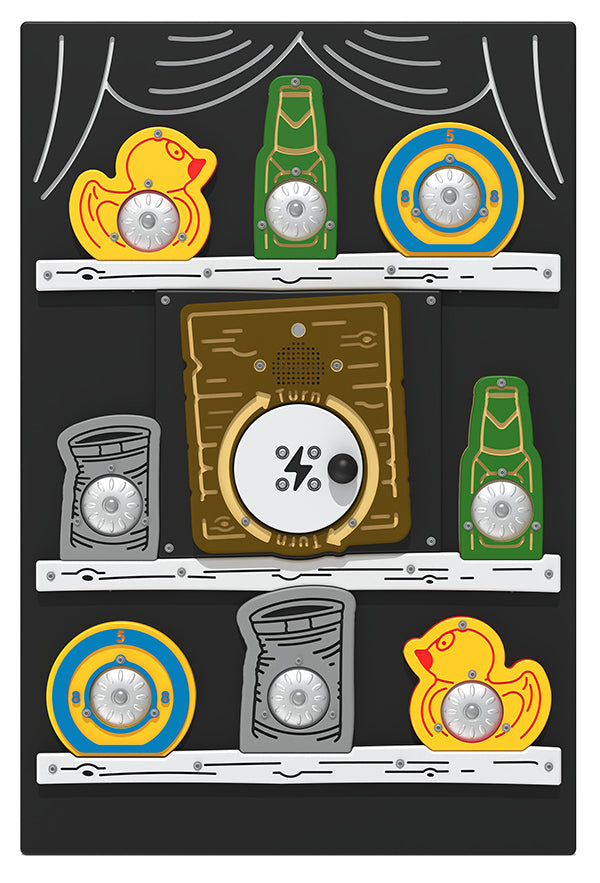 RotoGen Tin Can Alley 8 Button Reactions Game