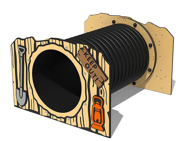 Adventure Ribbed Crawl Through Play Tunnel - 2000m