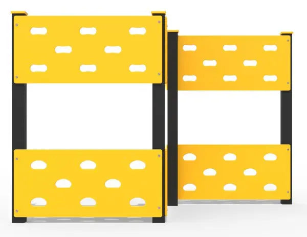 Triple Split Traverse Wall