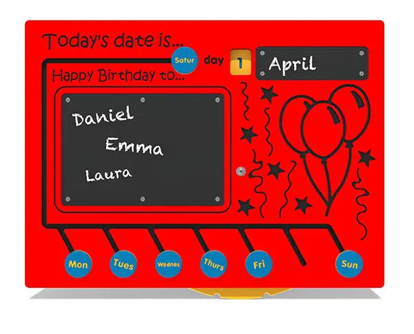 Today's Date Slider Play Panel