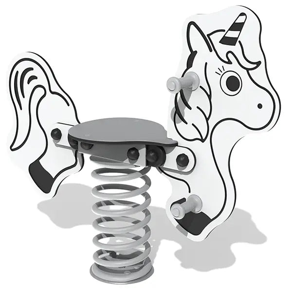 Sit-On Unicorn Spring Rocker