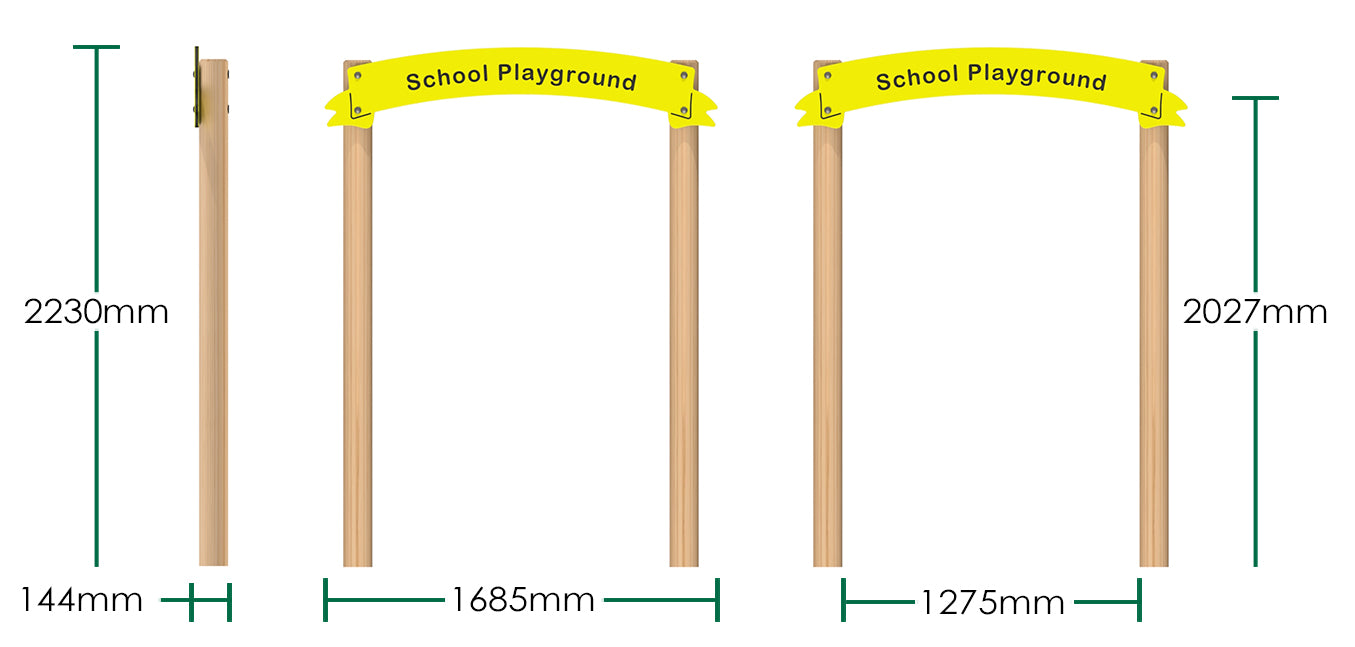 HDPE Archway Sign