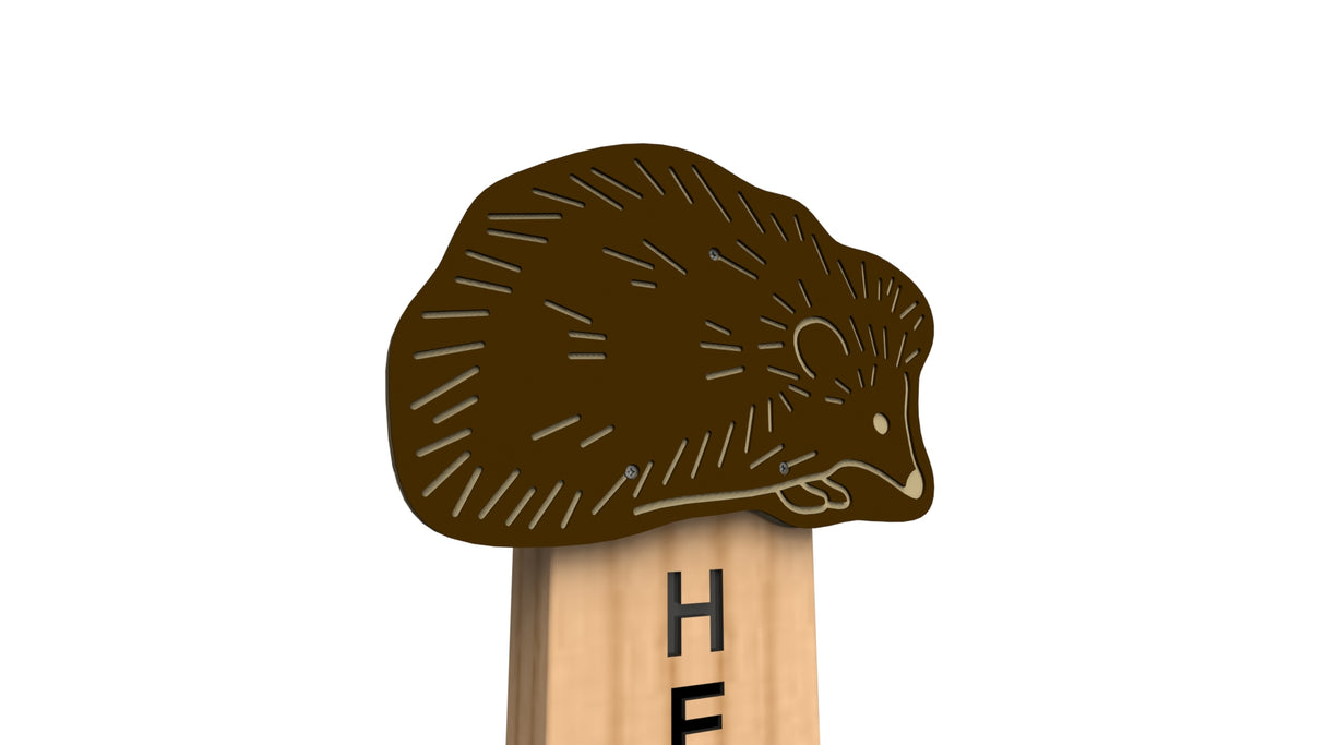 Hedgehog Animal Post