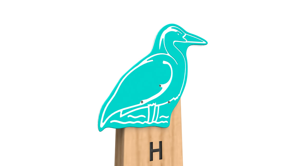 Heron Animal Post