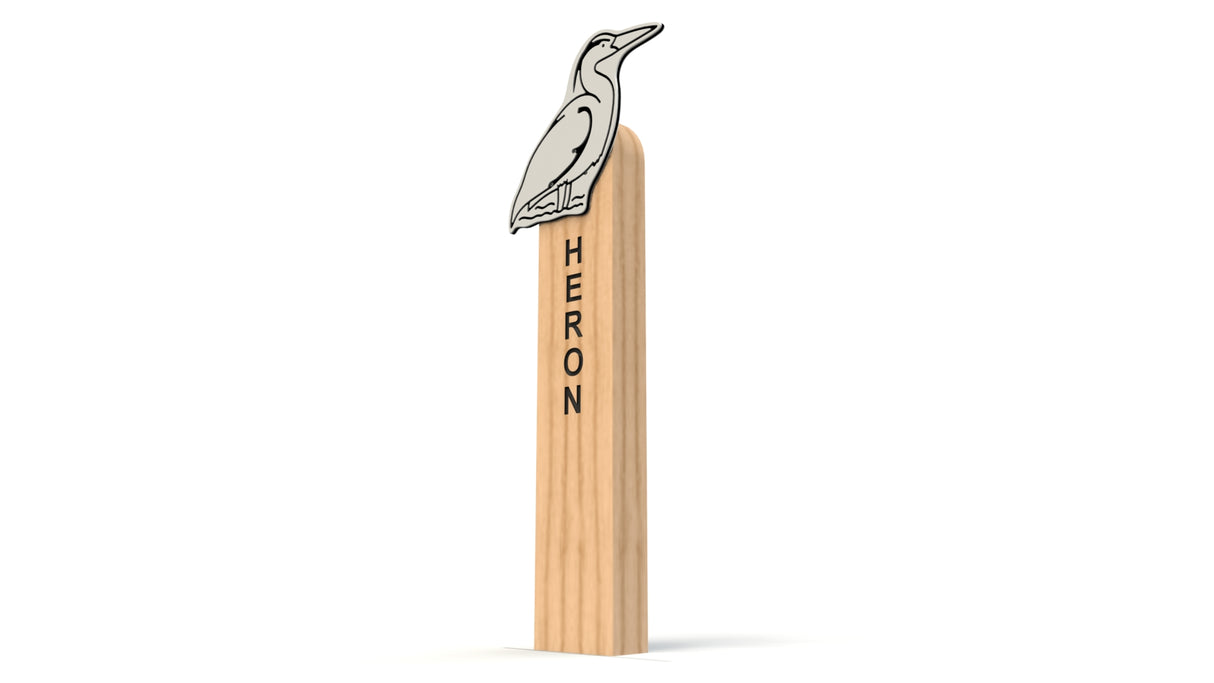 Heron Animal Post
