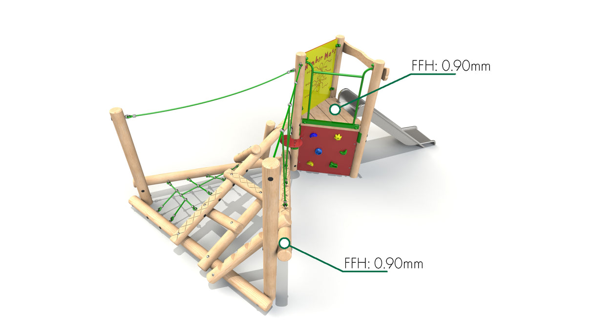 Clamber Stack 5 with Stainless Steel Slide