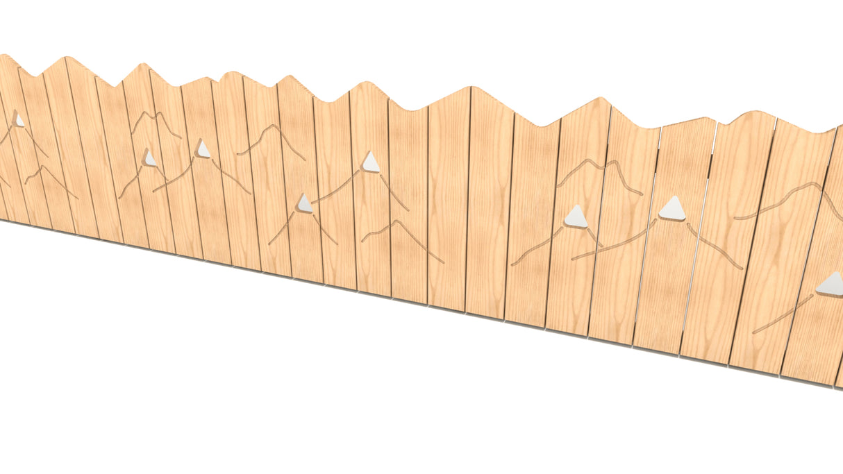 Mountain Scene Themed Fencing