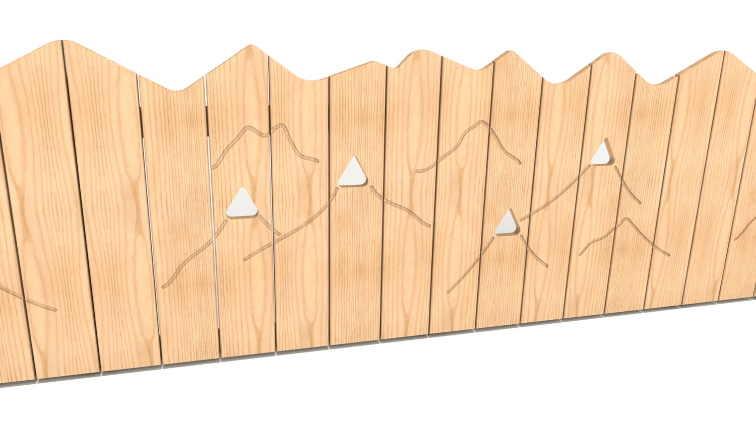 Mountain Scene Themed Fencing