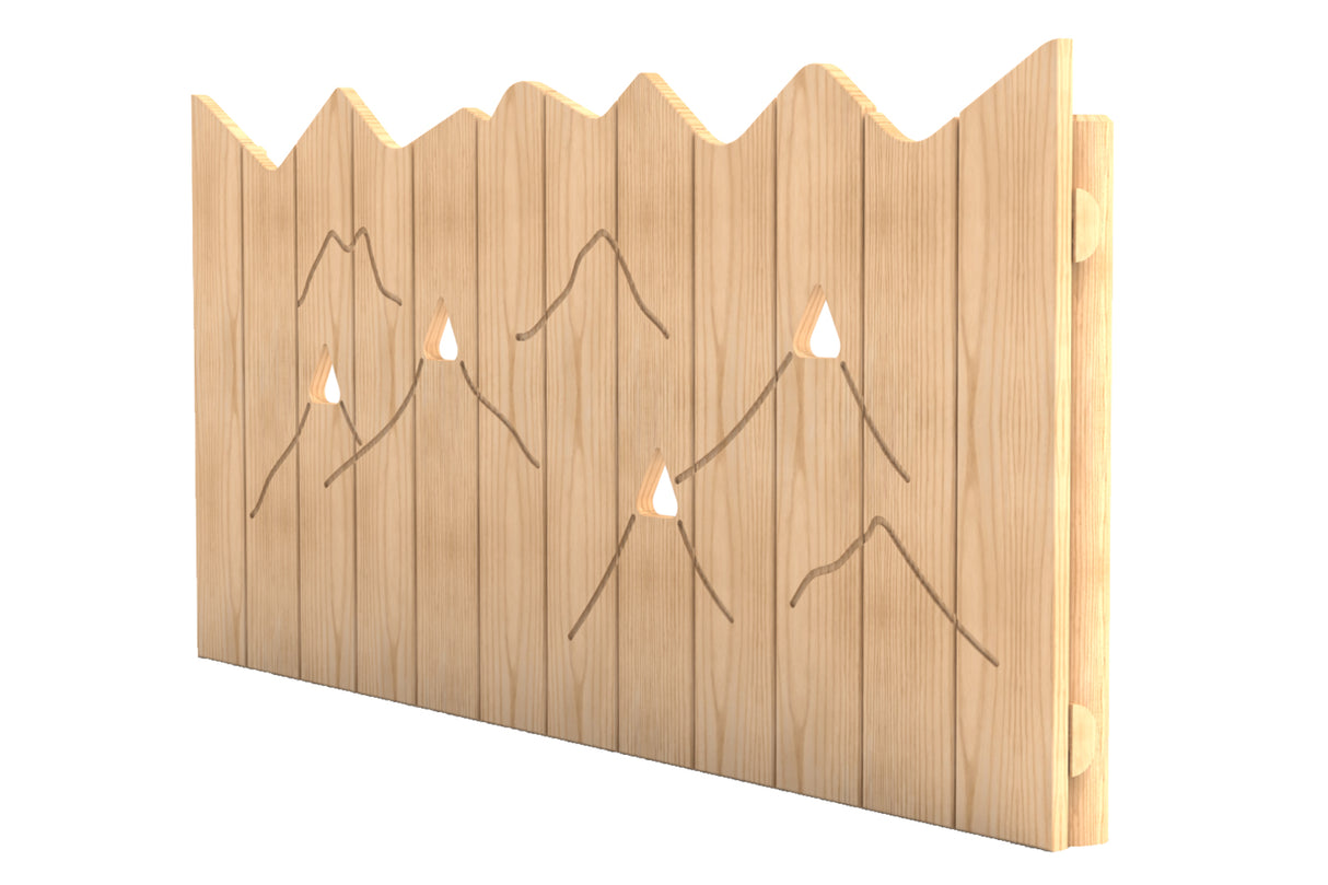 Mountain Scene Themed Fencing