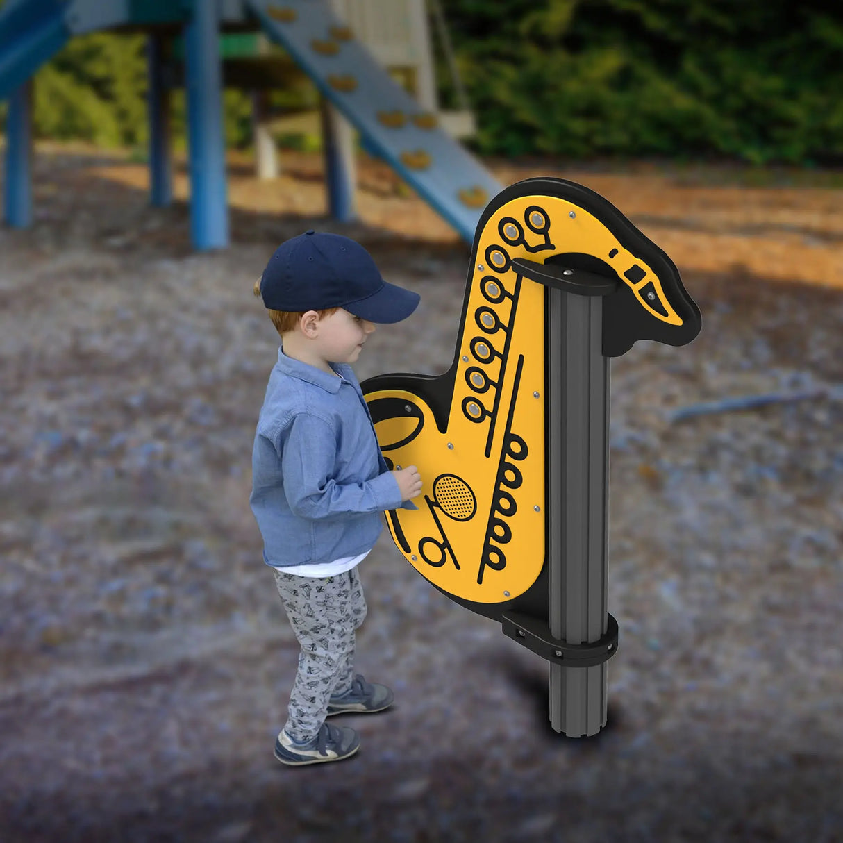 Rock Band PlayTronic Saxophone with Alu Post