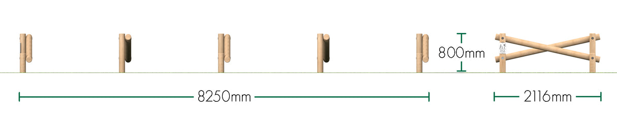 Sloping Stride Jumps