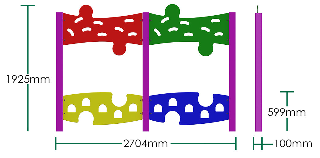 Steel Jigsaw Traverse