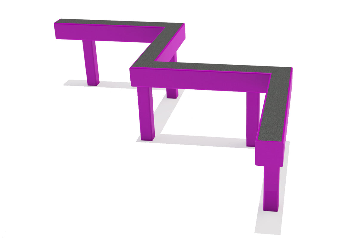 Steel Zig Zag Balance Beam