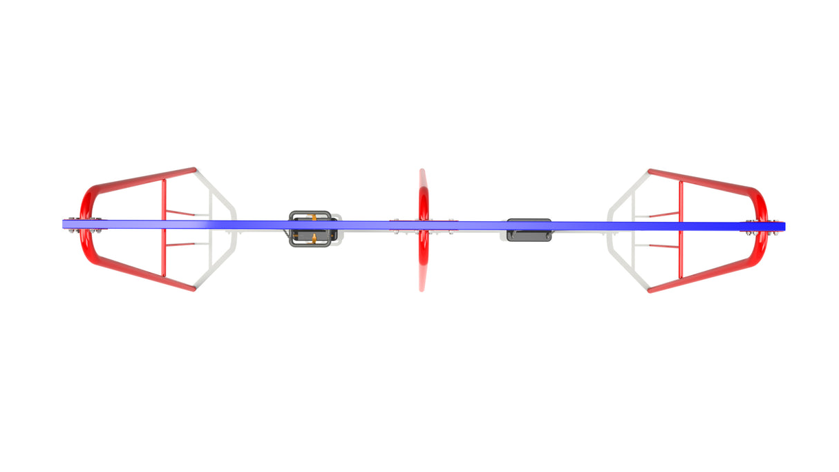 1 Flat & 1 Cradle Seat (2.4m)