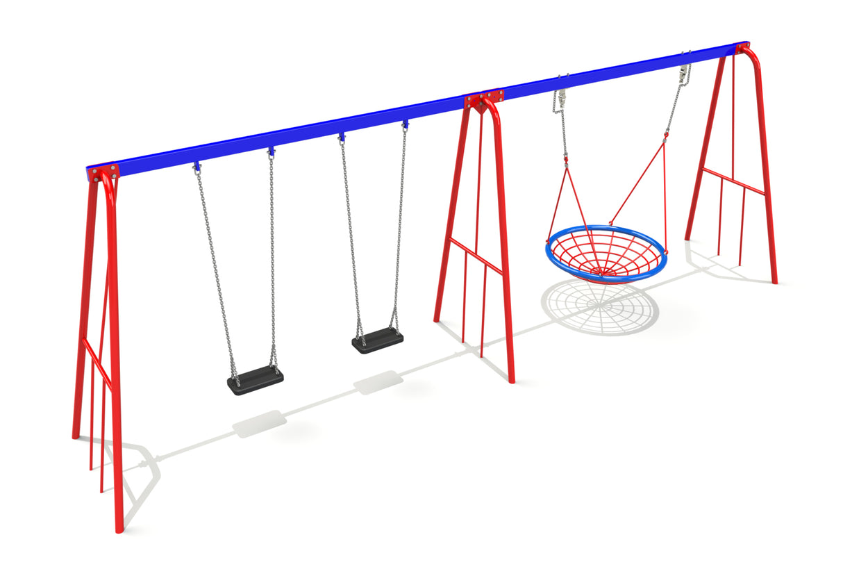 2 Flat & 1 Group Swing (2.4m)