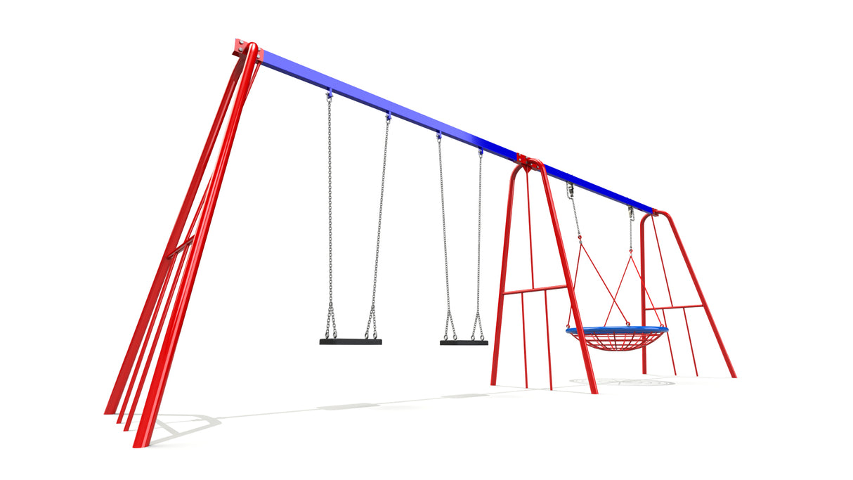 2 Flat & 1 Group Swing (2.4m)