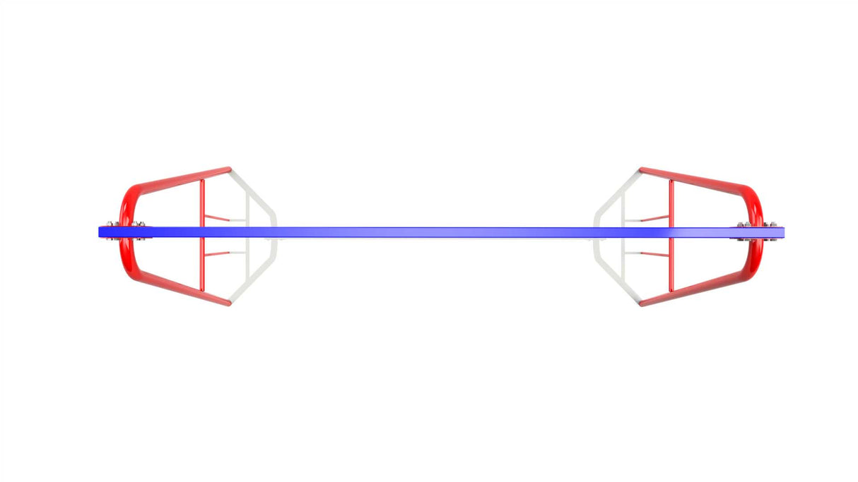 Steel Double Swing Frame Only (2.4m)