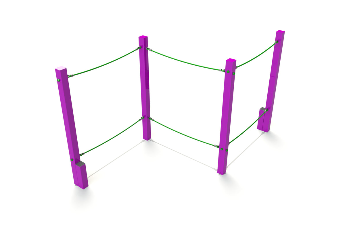 Steel Slalom Rope Walk